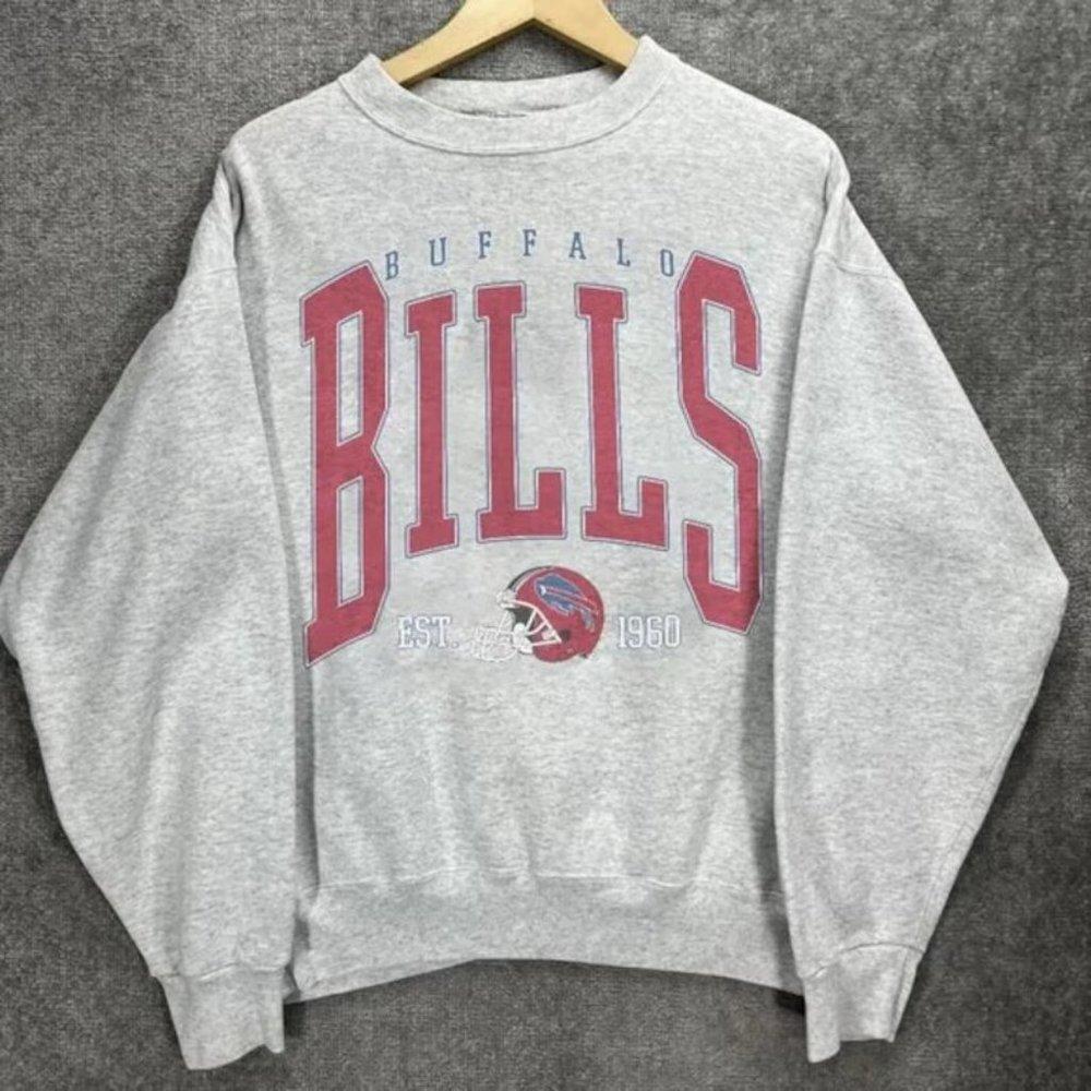 Buffalo Bills Football Team Unisex Cozy Game Day Winter Fan Sweatshirt